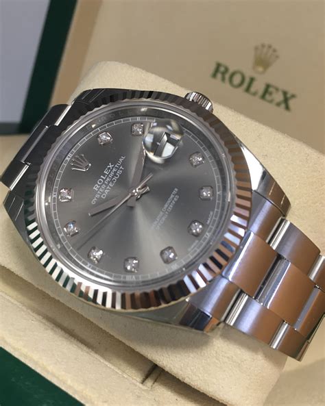 rolex 41 mm rhodium dial|2022 rolex datejust 41mm.